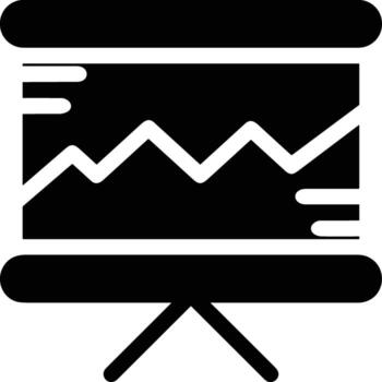 Chart icon symbol image for data statistic analysis illustration vector