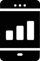 Chart icon symbol image for data statistic analysis illustration vector