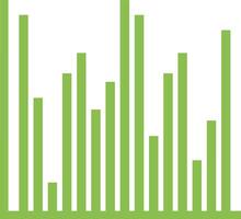 Chart icon symbol image for data statistic analysis illustration vector