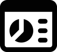 Chart icon symbol image for data statistic analysis illustration vector