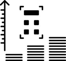 Chart icon symbol image for data statistic analysis illustration vector