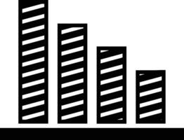 Chart icon symbol image for data statistic analysis illustration vector