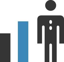 Chart icon symbol image for data statistic analysis illustration vector