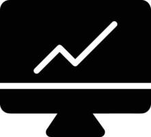 Chart icon symbol image for data statistic analysis illustration vector