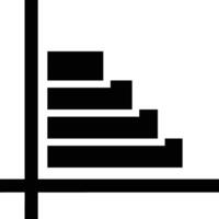 Chart icon symbol image for data statistic analysis illustration vector