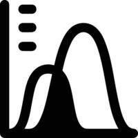Chart icon symbol image for data statistic analysis illustration vector