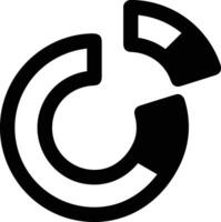 Chart icon symbol image for data statistic analysis illustration vector