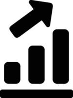 Chart icon symbol image for data statistic analysis illustration vector