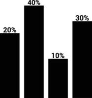 Chart icon symbol image for data statistic analysis illustration vector