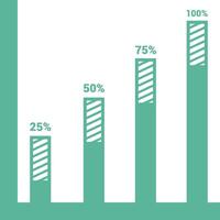 Chart icon symbol image for data statistic analysis illustration vector