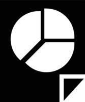 Chart icon symbol image for data statistic analysis illustration vector