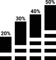 Chart icon symbol image for data statistic analysis illustration vector