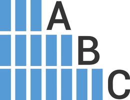 Chart icon symbol image for data statistic analysis illustration vector