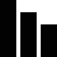 Chart icon symbol image for data statistic analysis illustration vector