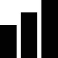 Chart icon symbol image for data statistic analysis illustration vector