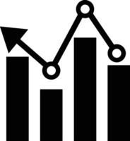 Chart icon symbol image for data statistic analysis illustration vector
