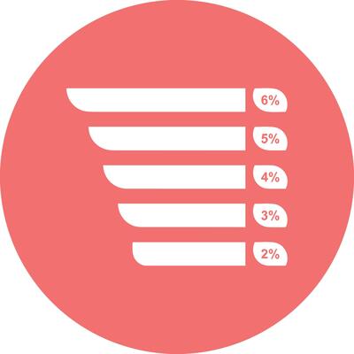 Chart icon symbol image for data statistic analysis illustration