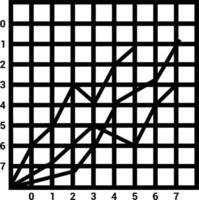 Chart icon symbol image for data statistic analysis illustration vector