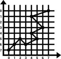 Chart icon symbol image for data statistic analysis illustration vector