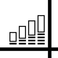 Chart icon symbol image for data statistic analysis illustration vector