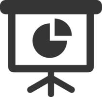 Chart icon symbol image for data statistic analysis illustration vector