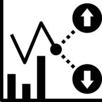 Chart icon symbol image for data statistic analysis illustration vector
