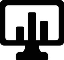 Chart icon symbol image for data statistic analysis illustration vector