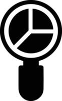 Chart icon symbol image for data statistic analysis illustration vector