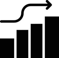 Chart icon symbol image for data statistic analysis illustration vector