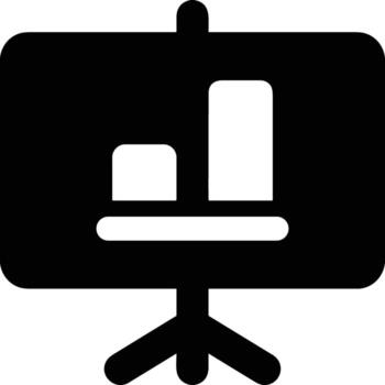 Chart icon symbol image for data statistic analysis illustration vector