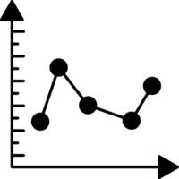 Chart icon symbol image for data statistic analysis illustration vector