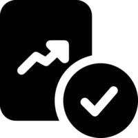 Chart icon symbol image for data statistic analysis illustration vector