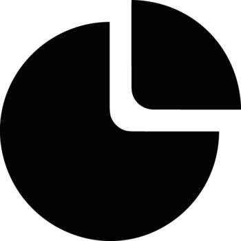 gráfico icono símbolo imagen para datos estadística análisis ilustración vector