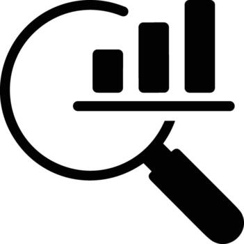 Chart icon symbol image for data statistic analysis illustration vector
