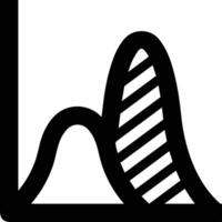 Chart icon symbol image for data statistic analysis illustration vector
