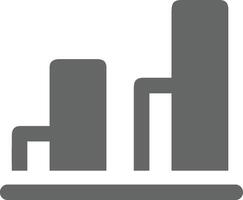 Chart icon symbol image for data statistic analysis illustration vector