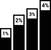 gráfico icono símbolo imagen para datos estadística análisis ilustración vector