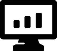 Chart icon symbol image for data statistic analysis illustration vector