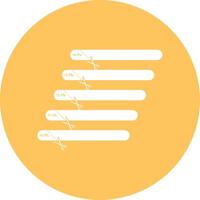 Chart icon symbol image for data statistic analysis illustration vector