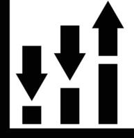 Chart icon symbol image for data statistic analysis illustration vector