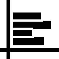 Chart icon symbol image for data statistic analysis illustration vector