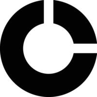 Chart icon symbol image for data statistic analysis illustration vector