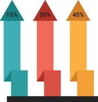 Chart icon symbol image for data statistic analysis illustration vector