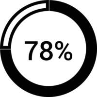 Chart icon symbol image for data statistic analysis illustration vector