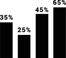 Chart icon symbol image for data statistic analysis illustration vector