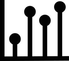 Chart icon symbol image for data statistic analysis illustration vector