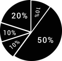 Chart icon symbol image for data statistic analysis illustration vector