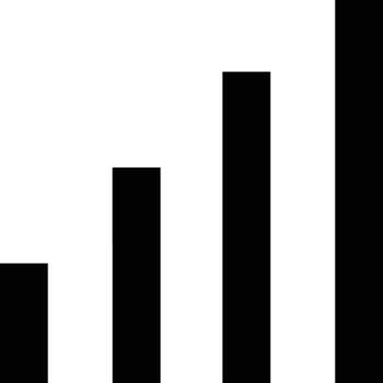 Chart icon symbol image for data statistic analysis illustration vector