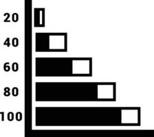 gráfico icono símbolo imagen para datos estadística análisis ilustración vector