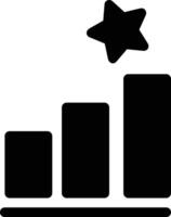 Chart icon symbol image for data statistic analysis illustration vector